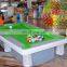 Folding pop up DWF flat inflatable billiard table, Cheap lightweight snooker table equipment with accessories on sale