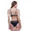Hot sale swimsuit Come here daddy letter print split plain bikini