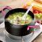 spinning wok non stick cast iron cookware