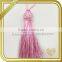 Fancy curtain accessories pink bridal decorative tassel fringe FT-029