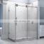 Bathroom tempered Shower Door 8mm 10mm 12mm Clear Toughened Tempered Shower Cabinet Screen Glass Partition