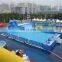 Wholesale Movable Rectangular Steel Metal Frame Swimming Pool Above Ground Metal Frame Pool