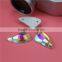 Low price flatback heart shape two holes sew on crystal rhinestones ab color for Clothing Accessories