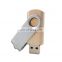 Free Sample Preload Data Wooden Swivel Wood Usb Flash Drive Usb Stick 8GB