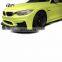 Perfect fitment and beautiful carbon fiber body kit for BMW M4 in PSM style front lip rear lip GTS wing spoiler side skirts