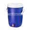 5 gallon insulated custom plastic ice water cooler jug