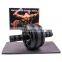 Factory Custom AB Roller Non-slip 15CM Tire Pattern Fitness Gym Exercise Abdominal Wheel Roller