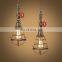 industrial Water pipe Single Head pendant light for decorate