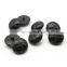 Football shape plastic painting fake brown sewing loop faux imitation leather shank button