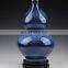 Beautiful Jingdezhen Sky Blue Glazed Plain Ceramic Decorative Vases For Wholesale