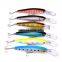 2021 new style lures minnow 6 colors 125mm black minnow best quality for sea fishing lure black minnow wholesale