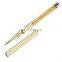 Wholesale Professional Kolinsky Sable Acrylic Nail Art Brush Set With Rhinestones Golden Metal Handle