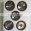 Abrasive wheel in stock for thin blade machine
