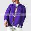 2021 Winter custom logo plus size men's jackets bombers Casual baseball Jacket For Men
