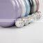 Colorful Stainless Steel 5oz, Pocket Round Hip Flask With Diamond Rhinestone Lid/