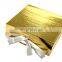 luxury gift box packaging for jewelry golden textured paper custom logo magnetic gift box