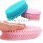 New Silicone Bath Massage Brush, Silicone Shower & Bath Brush Gentle Scrub Skin Exfoliation