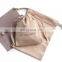 PandaSew  8*11cm custom luxury suede packaging jewelry pouch drawstring bag with custom logo