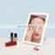 Travel Portable Make-up Mirror Touch Screen Dimming Dual Power Square Desktop LED White Make-up Mirror