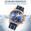 Lige 10028 Unique Mens Analogue Quartz Watch 30M Waterproof Chrono Luxury Lige Watches Men