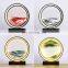 Creative Art Quicksand Painting Desk Light Ornaments Living Room Hourglass Bedroom Luxury Decorations Table Lamp