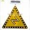 Hot Sale Aluminum LED Solar Triangle Traffic Warning Sign Board
