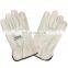 Straight Thumb Unlined Golden Cow Grain Working Leather Gloves