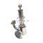 Sanitary Relief Pressure Valve Stainless Steel Exhaust Valve Adjustable Bunging Valve With Gauge Fermenter