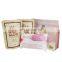 Zip lock flat bottom soap package plastic pouches aluminum foil 135g 500g toilet soap bar packaging stand up doypack bag
