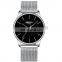 Quartz Watch Watches Stone Stainless Steel Original Quartz Fashion Japan Hot Sell Superior Slim 2020 Men Watches NIBOSI Round