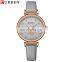2021 New CURREN 9078 Ladies Brand Watch 3D Rose Pattern Embossed Watch Fashion Leather Ladies Gift Clock