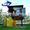 Easy Assembly And Disassembly South Africa Fabricated Steel 2 Floors Container Homes Hotel For Sale