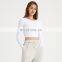 Latest Hot Sale Mesh Patchwork Long Sleeve Sports Yoga Shirt Breathable Gym Yoga Pullover T-Shirt Women Active Wear Clothes