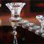 European Crystal Candlestick Holder 3 Heads Candle Holder Wedding Hotel Supplies Crystal Glass Candle Holder