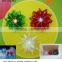 3.5" High Iridescent Shiny Led Gift Ribbon Bow/Ribbon Tie with Battery/Colorful lighting bow