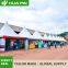 10x10m Large White PVC Outdoor Cover Cheap 80 People Canopy Wedding Party Trade Fair Garden Exhibition Pagoda Tent with Glass Wall