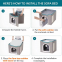 Indoor Cats -Large Cave for Pet House with Fluffy Ball Hanging and Scratch Pad Foldable Cat Hidewawy Non-slip bottom
