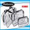 Clear PVC Zipper Tote Bags Plastic Hand Tote Bag