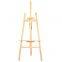 Easy to Assemble Adjustable Height Natural Beech Wooden Art Easel