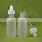 60ml Clear Frosted Boston Round Glass Bottle 2 oz w/ Dropper Caps Glass Bottles for E-liquid Quality Choice