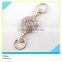 Rhinestone Chain Gold Plated Metal Chain for Dress Decoration 2.5x7cm
