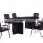 Hotsale Modern Office Furniture Black Small Conference Table for 6 People(SZ-OT102)