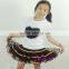 Red flower girl pettiskirt set polka dot bloom kids outfits mickey spot child tutus suit