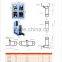 2016 interior doors profiles aluminium for window and doors