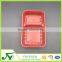 PP red disposable plastic fast food packaging container