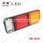 12/24V new tail light,65 leds combination led truck tail light