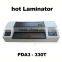  Supplier A3 electric hot press laminator /Pouch Laminator PDA3-330T