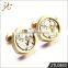 2015 New Product Circular Watch Mechanism Cufflinks