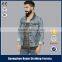 2016 new arrival garment factory wholesale half jean jackets with good quality