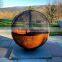 Cast iron carbon steel fire pit fire bowl with hemispherical head for party